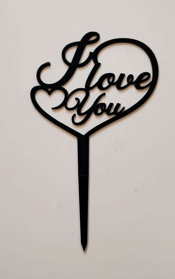 Acrylick Stick I Love You - RoseForAll