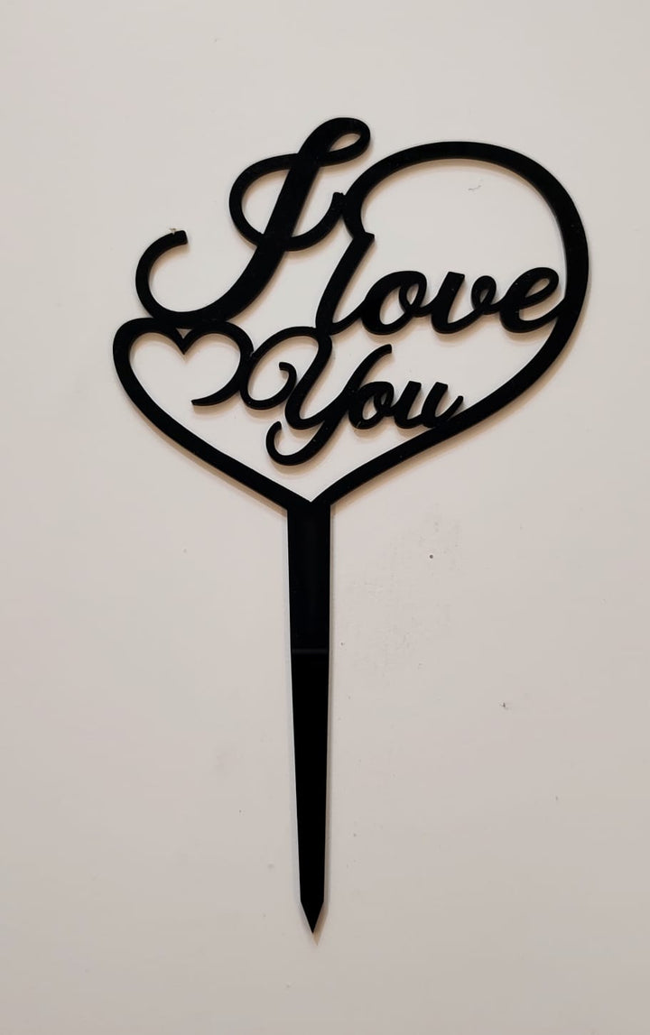 Acrylick Stick I Love You - RoseForAll