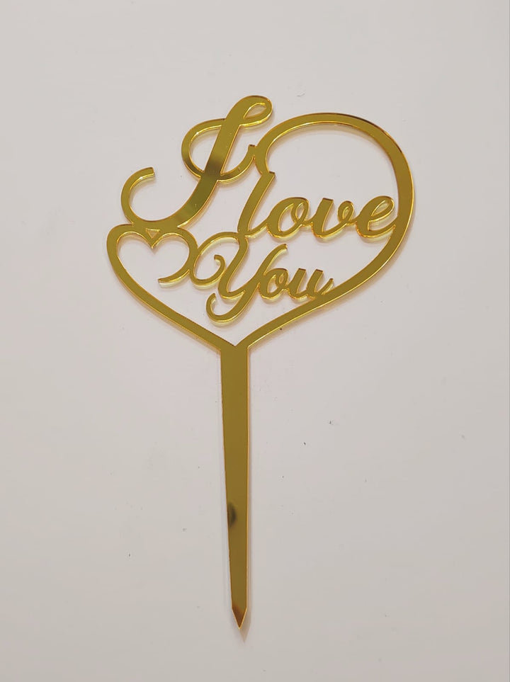 Acrylick Stick I Love You - RoseForAll
