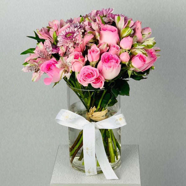 Alesto vase pink - RoseForAll