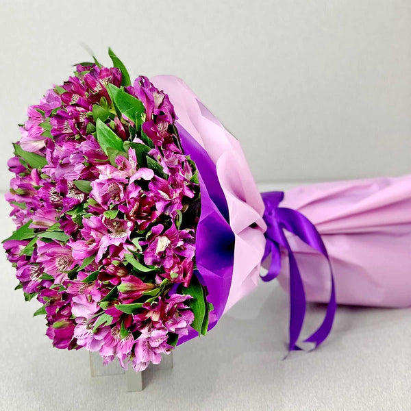 Alsto bouqet purple - RoseForAll