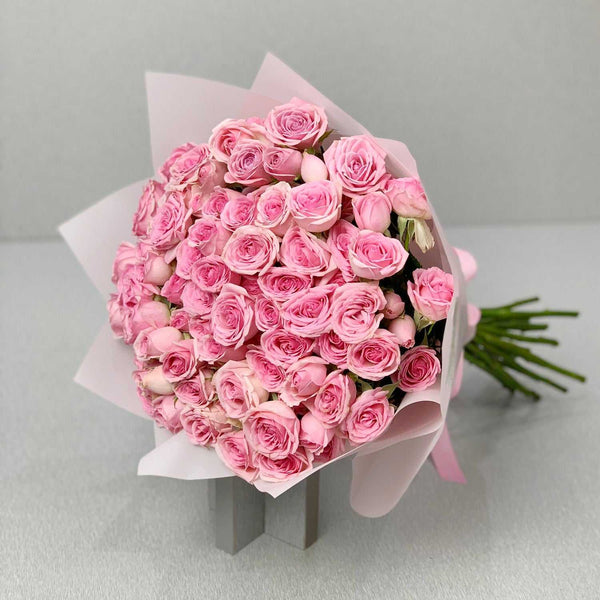 Baby pink bouquet - RoseForAll