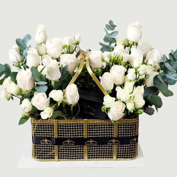 Goldish Basket - RoseForAll