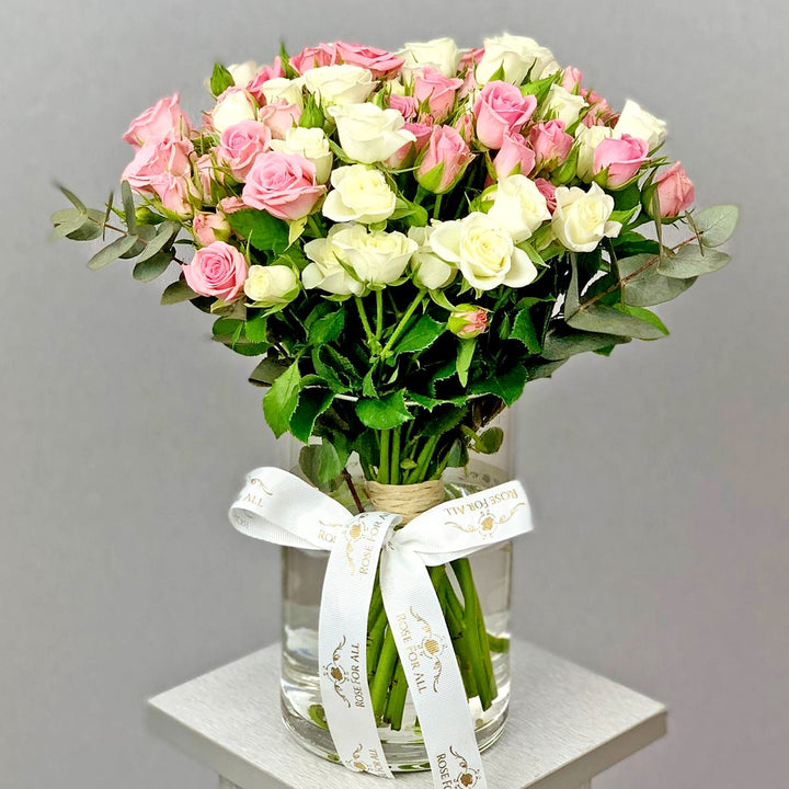 Mix Pink Vase - RoseForAll