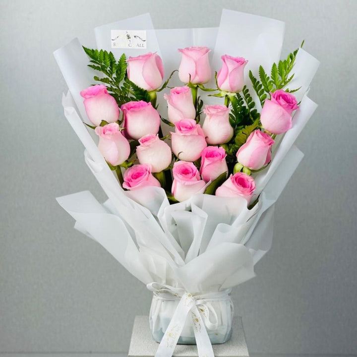 Pink Elegant Bouquet - RoseForAll