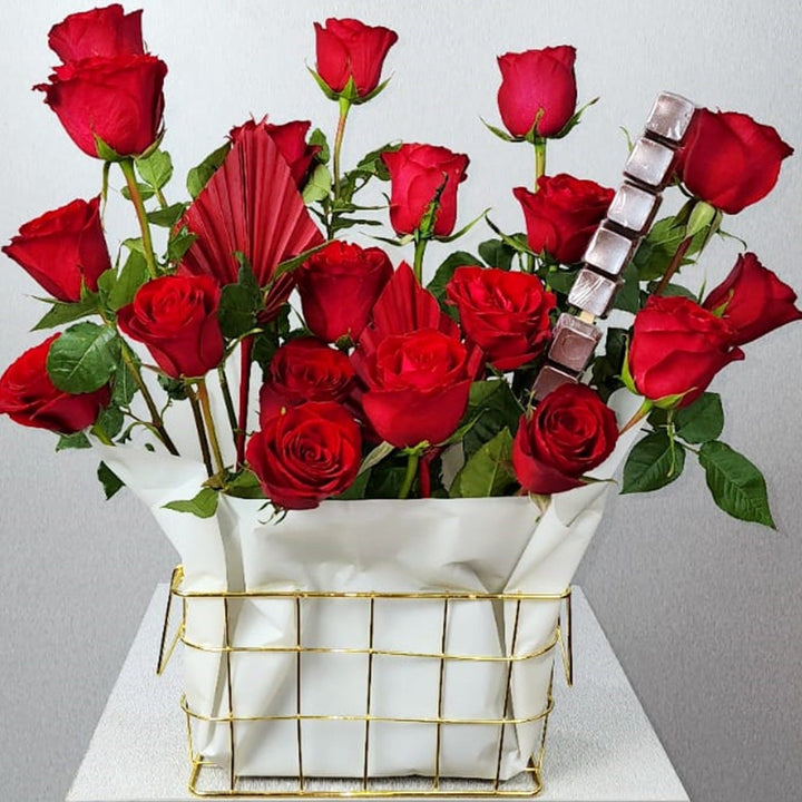 Steel Basket 2 - RoseForAll