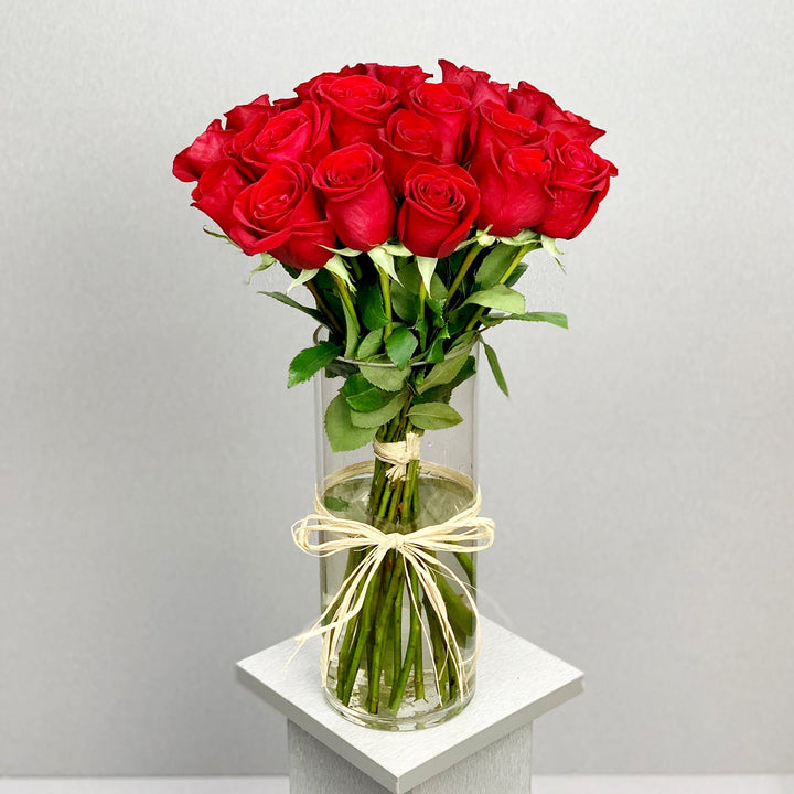 red 23 vase - RoseForAll