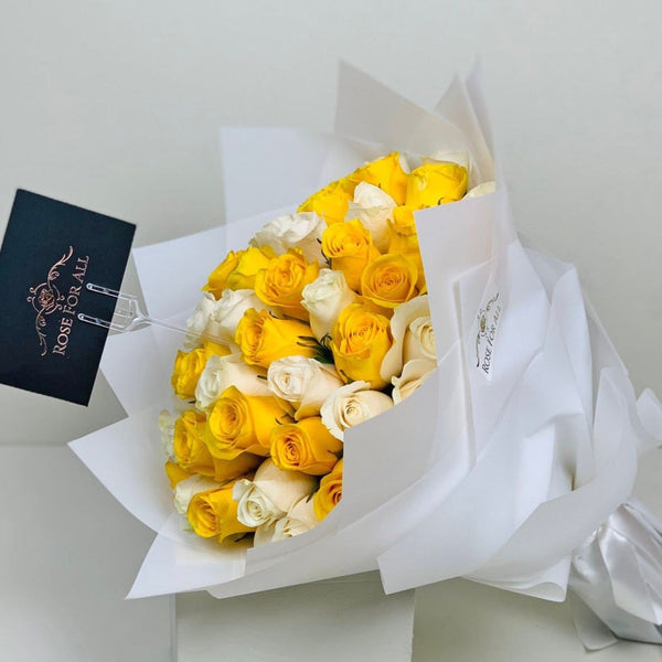 white & yellow 50 - RoseForAll